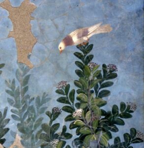 Il Nilo a Pompei Affresco dalla Casa del Bracciale dOro Intonaco dipinto Soprintendenza Pompei, depositi