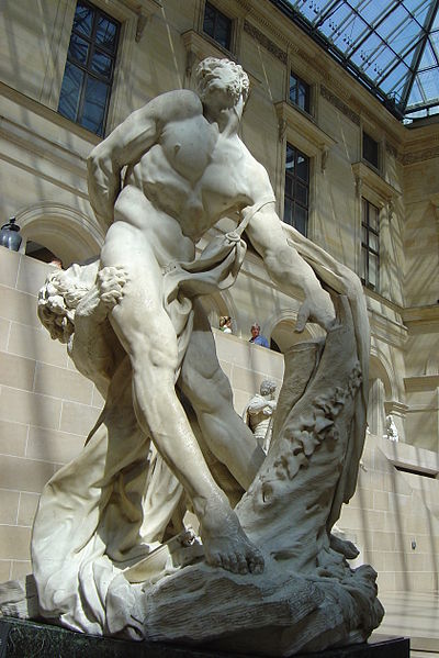 Milone da Crotone, statua al Louvre
