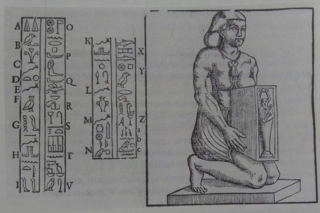 Incisione riprodotta in A. Kircher, Aedypus Aegyptiacus, III, Romae, 1654, pp. 495-496.